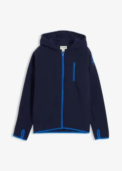 Outlet Fleecejacke mit Kontrastdetails Kinder Jungen 9-16 Jahre·Bademode|Jungen 9-16 Jahre·Jacken & Outdoor