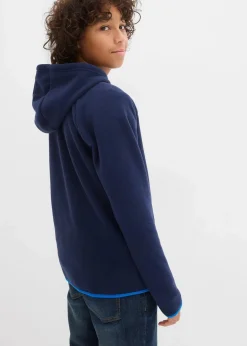 Outlet Fleecejacke mit Kontrastdetails Kinder Jungen 9-16 Jahre·Bademode|Jungen 9-16 Jahre·Jacken & Outdoor