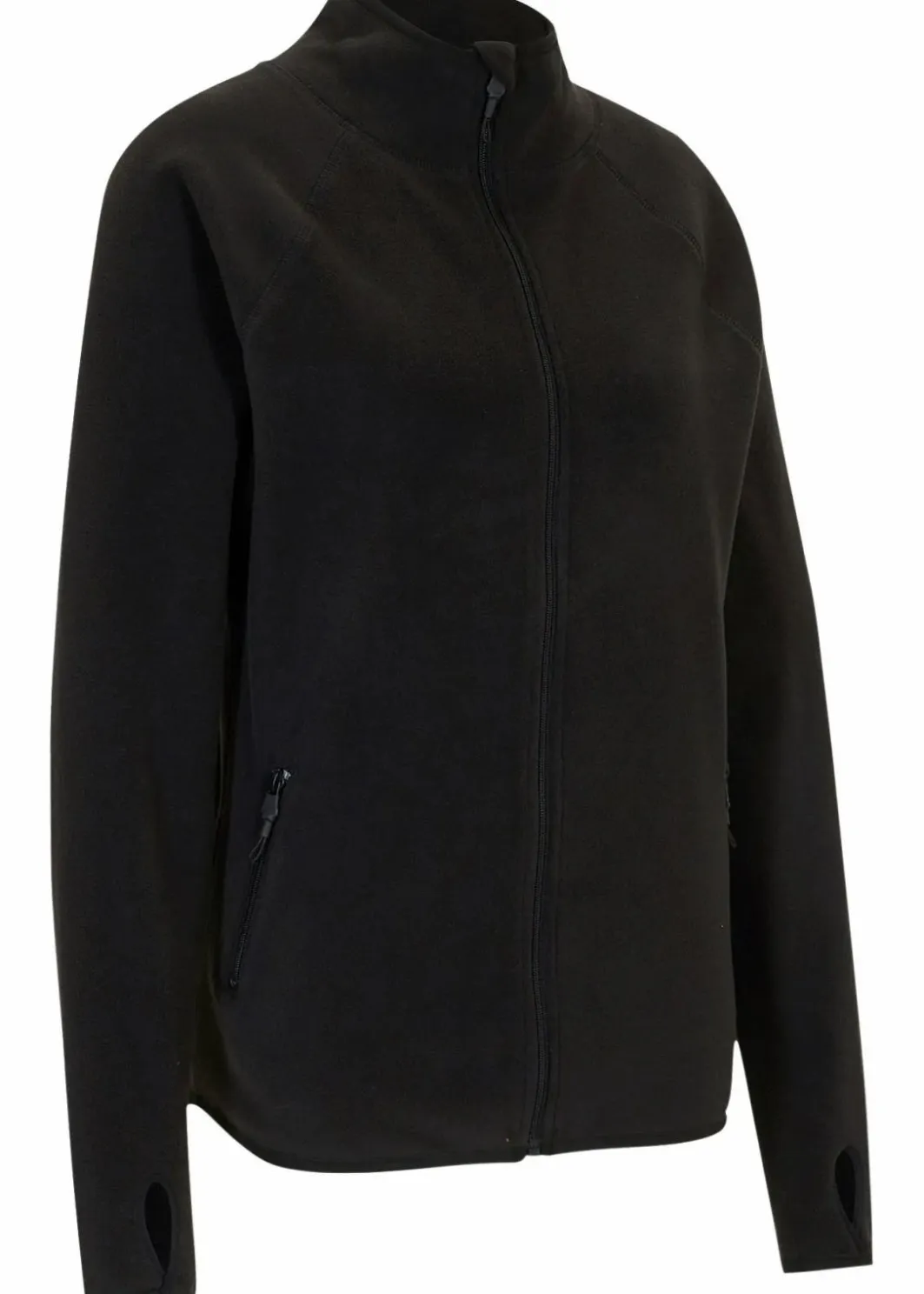 Damen bonprix Bekleidung·Blusen & Tuniken|Bekleidung·Hosen|Fleecejacke mit Reißverschluss-Taschen