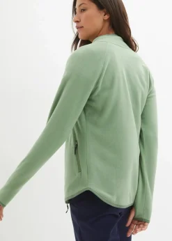 Damen bonprix Jacken & Mäntel|Sweat|Fleecejacke mit Reißverschluss-Taschen