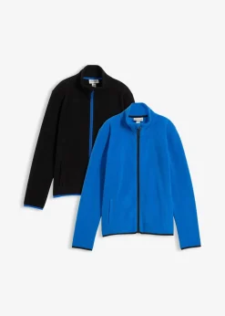 Kinder bonprix Jungen 9-16 Jahre·Mehrfachpacks|Jungen 9-16 Jahre·Jacken & Outdoor|Fleecejacke mit Stehkragen (2er Pack)