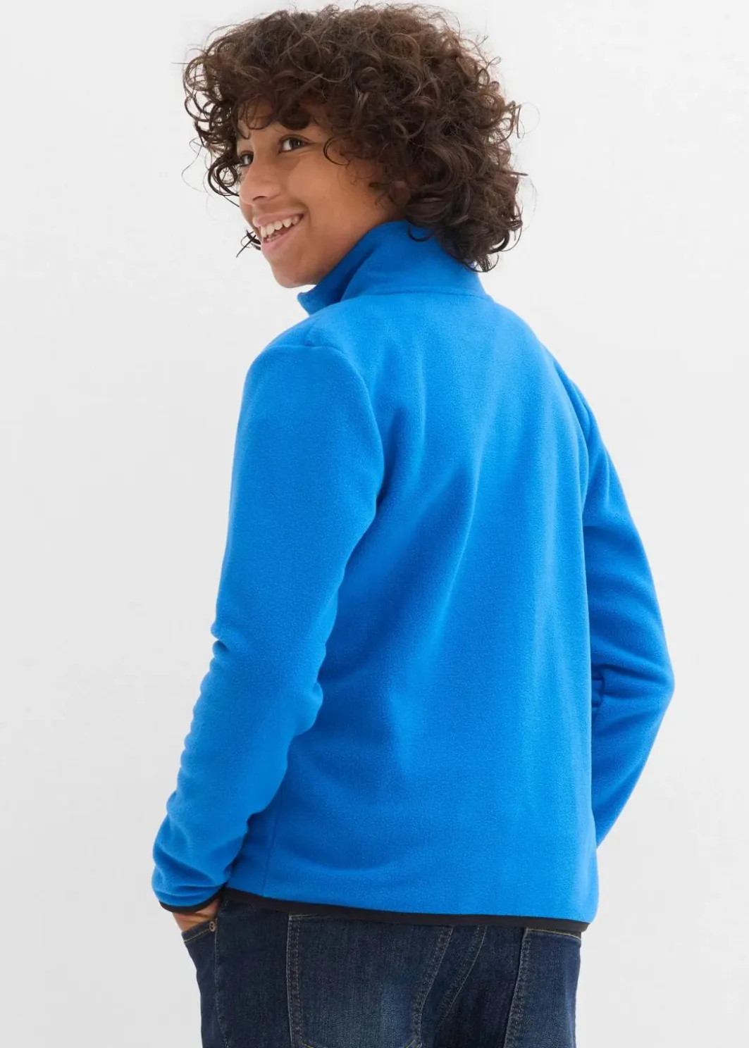Kinder bonprix Jungen 9-16 Jahre·Mehrfachpacks|Jungen 9-16 Jahre·Jacken & Outdoor|Fleecejacke mit Stehkragen (2er Pack)