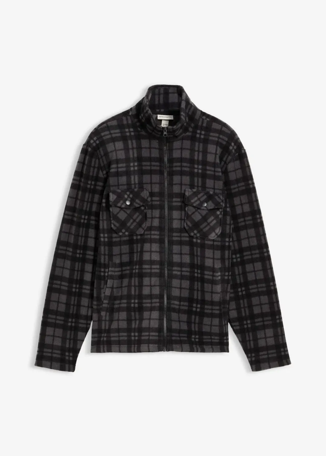 Herren bonprix Große Größen|Outdoorbekleidung|Fleecejacke mit Stehkragen