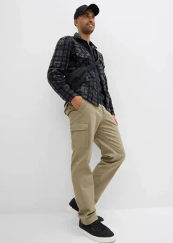 Herren bonprix Große Größen|Outdoorbekleidung|Fleecejacke mit Stehkragen