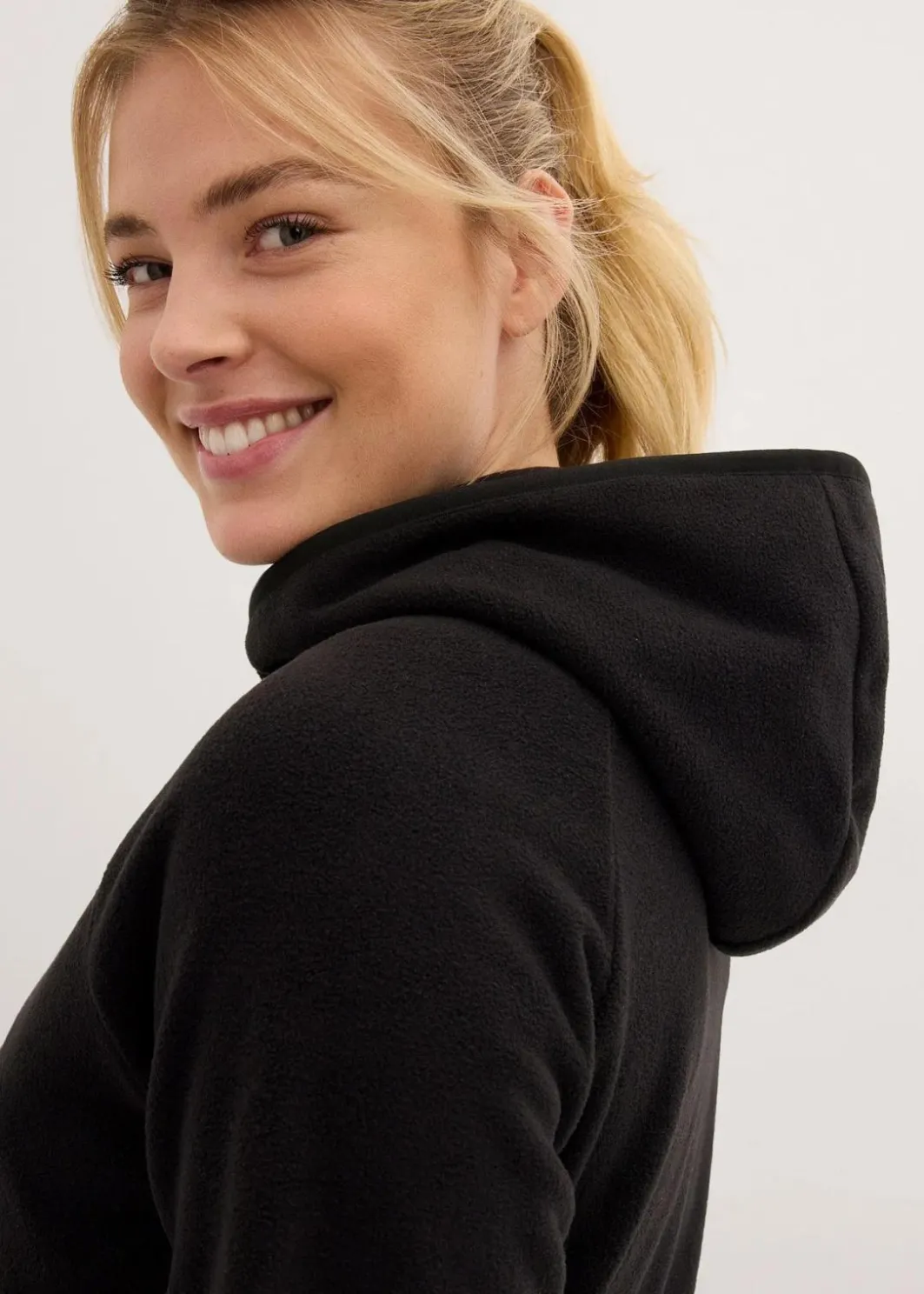 Damen bonprix Bekleidung·Blusen & Tuniken|Bekleidung·Hosen|Fleecejacke mit Taschen
