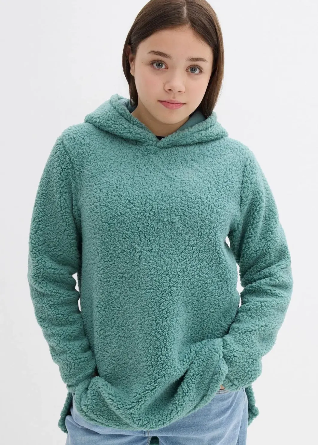 Outlet Fleecepullover Kinder Mädchen 9-16 Jahre·Sweat & Strick