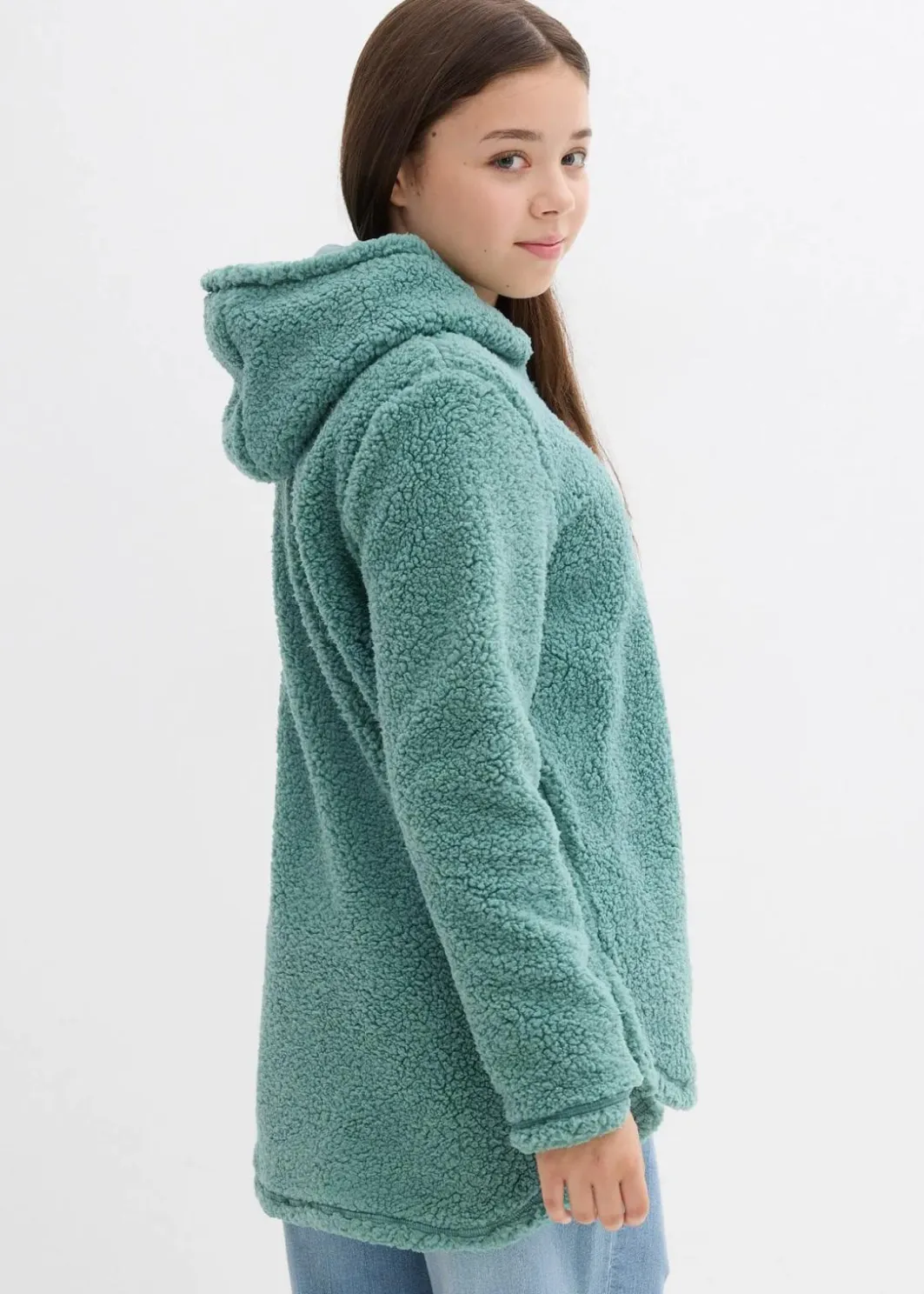 Outlet Fleecepullover Kinder Mädchen 9-16 Jahre·Sweat & Strick