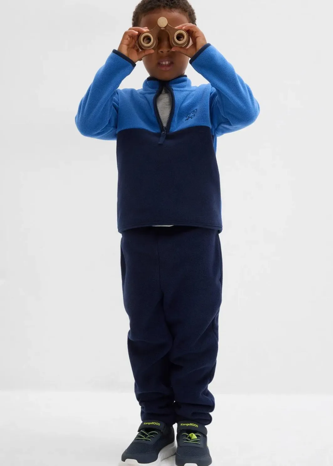 Kinder bonprix Jungen 2-8 Jahre·Sweat & Strick|Fleecepullover mit Reißverschluss