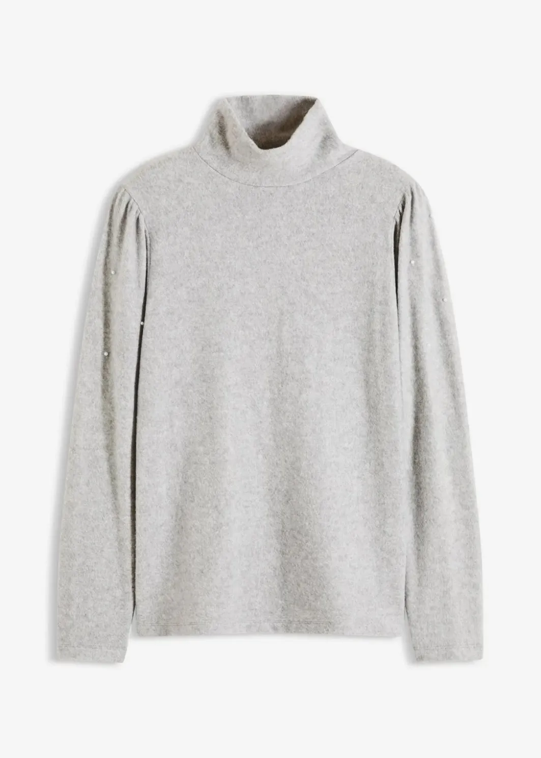 Damen bonprix Shirts & Tops|Fleeceshirt aus fließendem Viskose-Mix