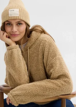 Damen bonprix Bekleidung·Blusen & Tuniken|Sweat|Fleeceshirt aus Teddy