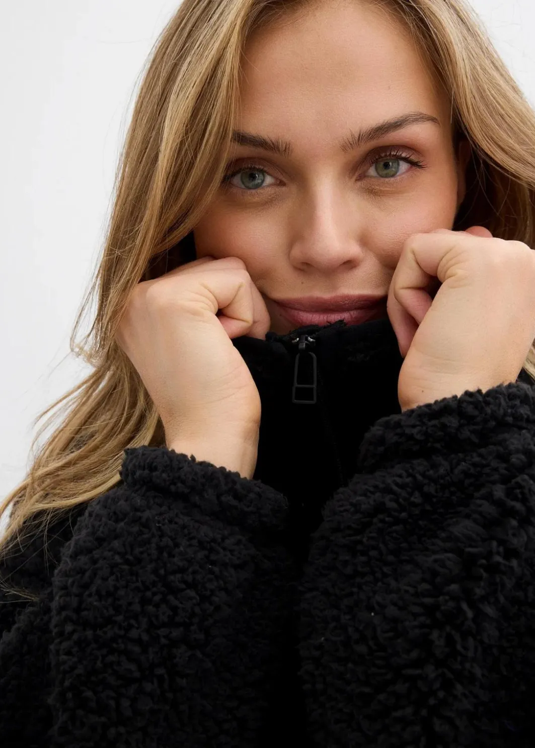 Online Fleeceshirt mit Stehkragen Damen Bekleidung·Blusen & Tuniken|Sweat