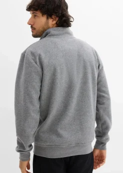 Herren bonprix Sweat|Thermobekleidung|Fleeceshirt mit Stehkragen