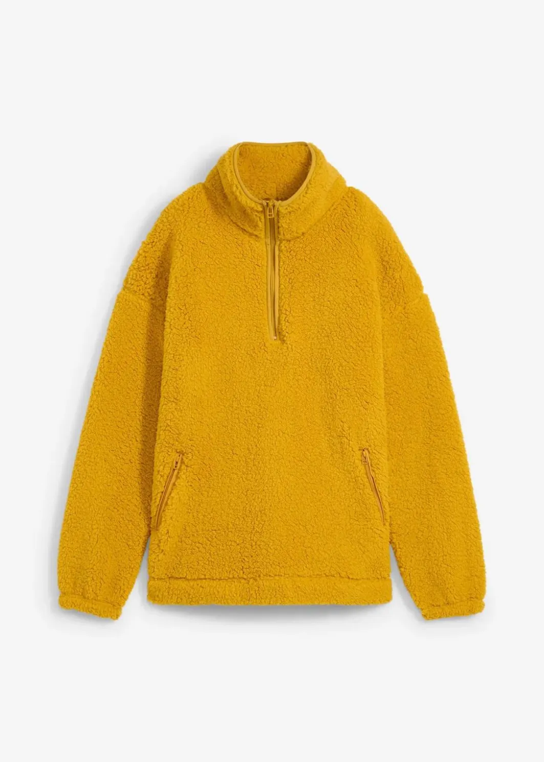 Best Fleeceshirt mit Stehkragen Damen Nachhaltigere Materialien|Sweat