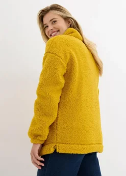Best Fleeceshirt mit Stehkragen Damen Nachhaltigere Materialien|Sweat