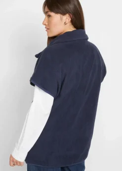 Damen bonprix Sweat|Jacken & Mäntel|Fleece-Weste aus recyceltem Polyester