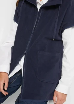Damen bonprix Sweat|Jacken & Mäntel|Fleece-Weste aus recyceltem Polyester