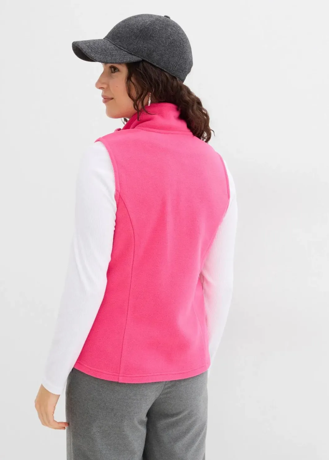 Damen bonprix Bekleidung·Blusen & Tuniken|Bekleidung·Hosen|Fleece-Weste mit Taschen