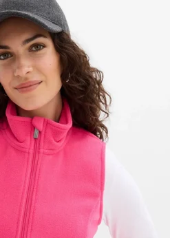 Damen bonprix Bekleidung·Blusen & Tuniken|Bekleidung·Hosen|Fleece-Weste mit Taschen