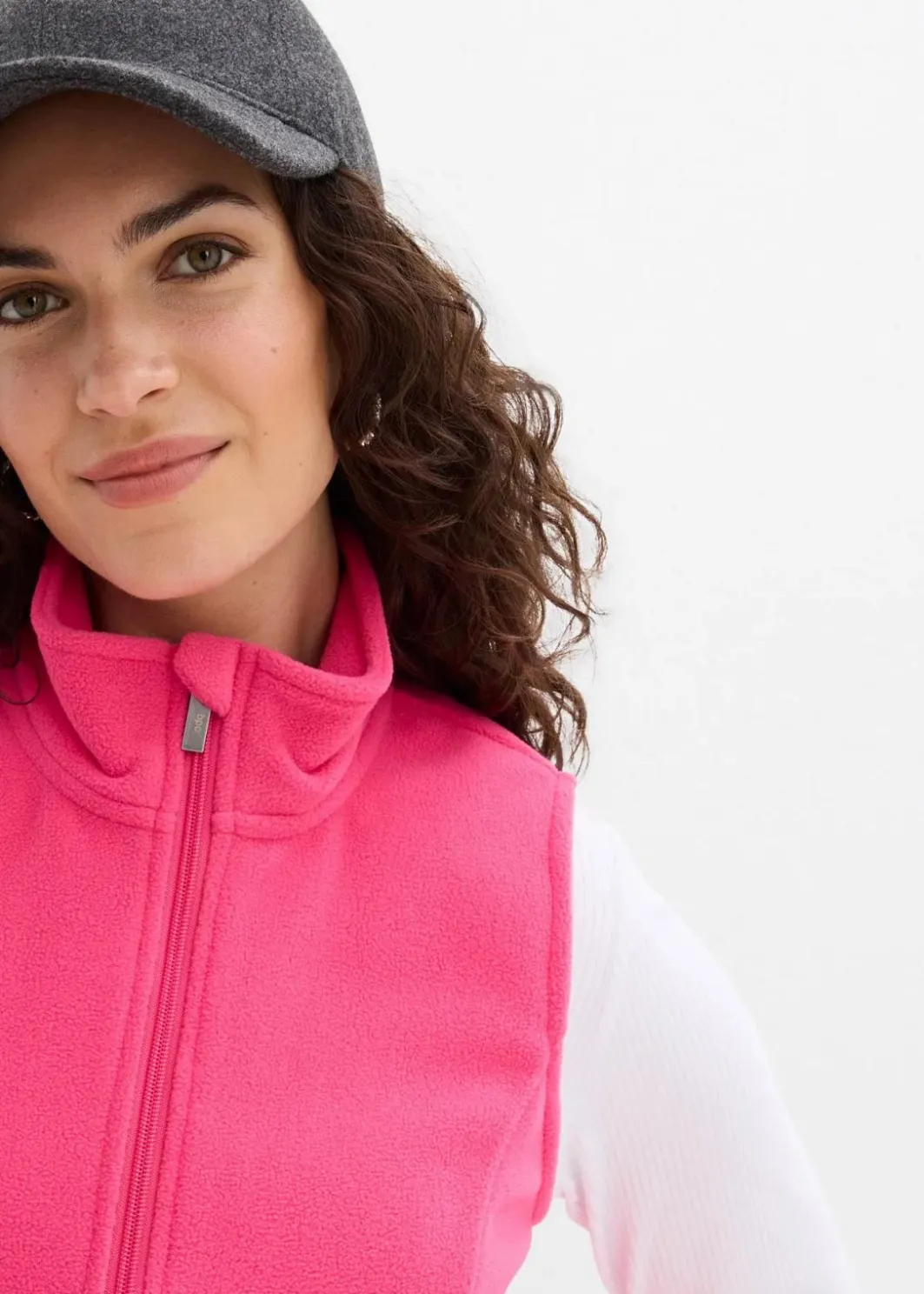 Damen bonprix Bekleidung·Blusen & Tuniken|Bekleidung·Hosen|Fleece-Weste mit Taschen