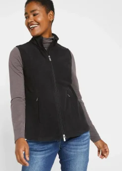 Discount Fleece-Weste mit Taschen Damen Jacken & Mäntel|Sweat