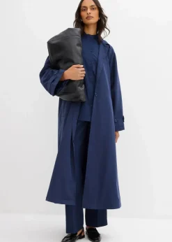 Fließender Trenchcoat Damen Bekleidung·Hosen|Jacken & Mäntel