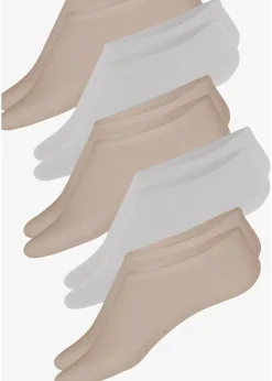 Damen bonprix Socken & Strumpfhosen|Sportwäsche|Füßlinge mit kühlendem Material (5er Pack)