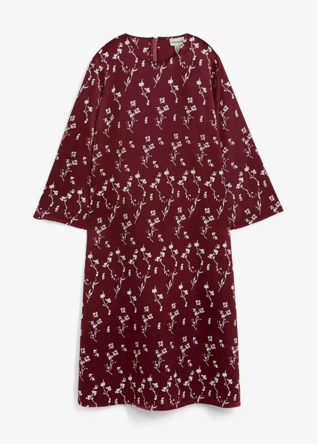 Florales Midikleid aus reiner Viskose Damen Kleider|Bekleidung·Pullover & Strickjacken