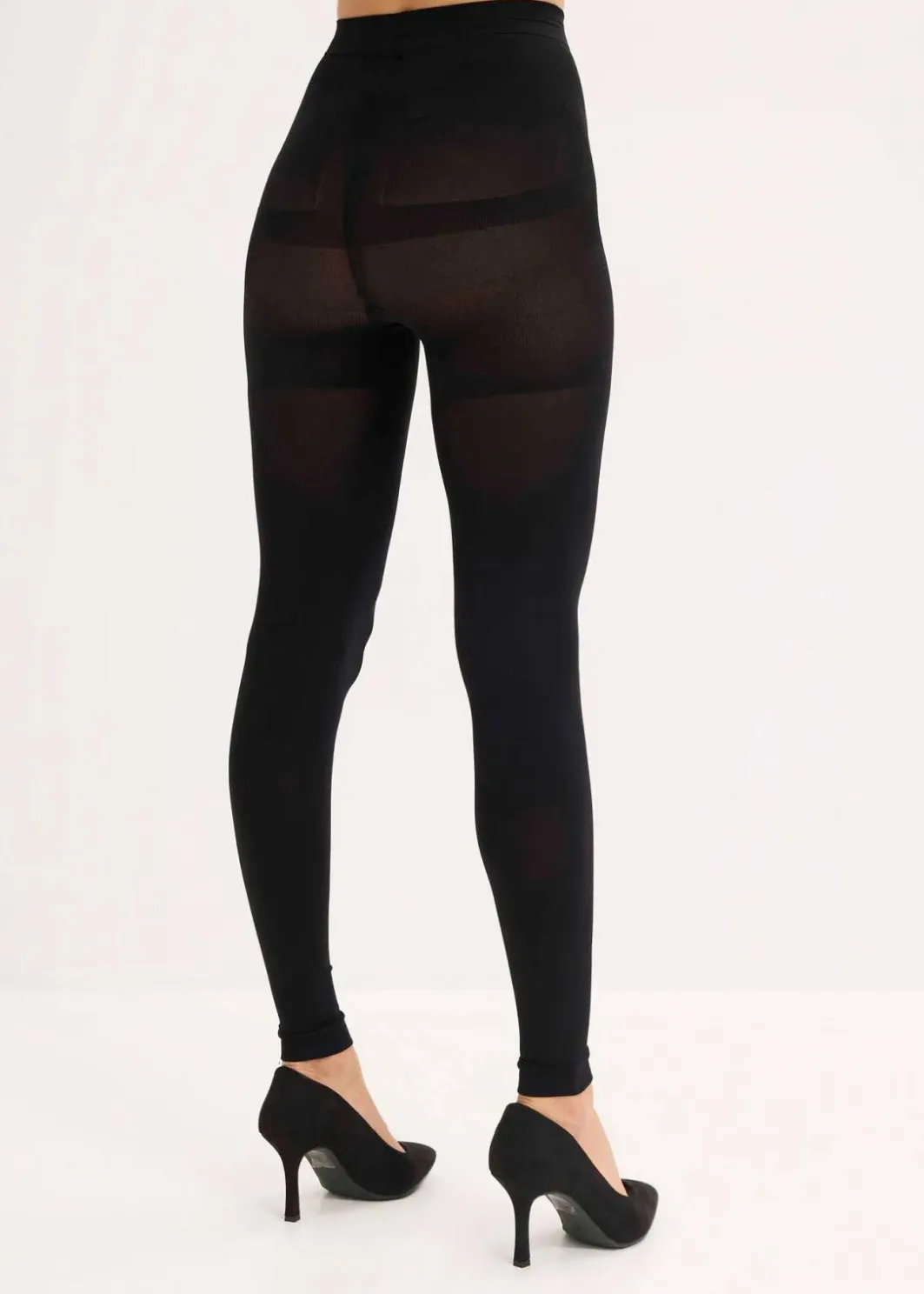 Damen bonprix Wäsche·Socken & Strumpfhosen|Bekleidung·Kleider|Formende ultra-blickdichte Leggings mit Push Up, Belly Control und Komfortbündchen 80 DEN