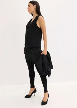 Damen bonprix Wäsche·Socken & Strumpfhosen|Bekleidung·Kleider|Formende ultra-blickdichte Leggings mit Push Up, Belly Control und Komfortbündchen 80 DEN