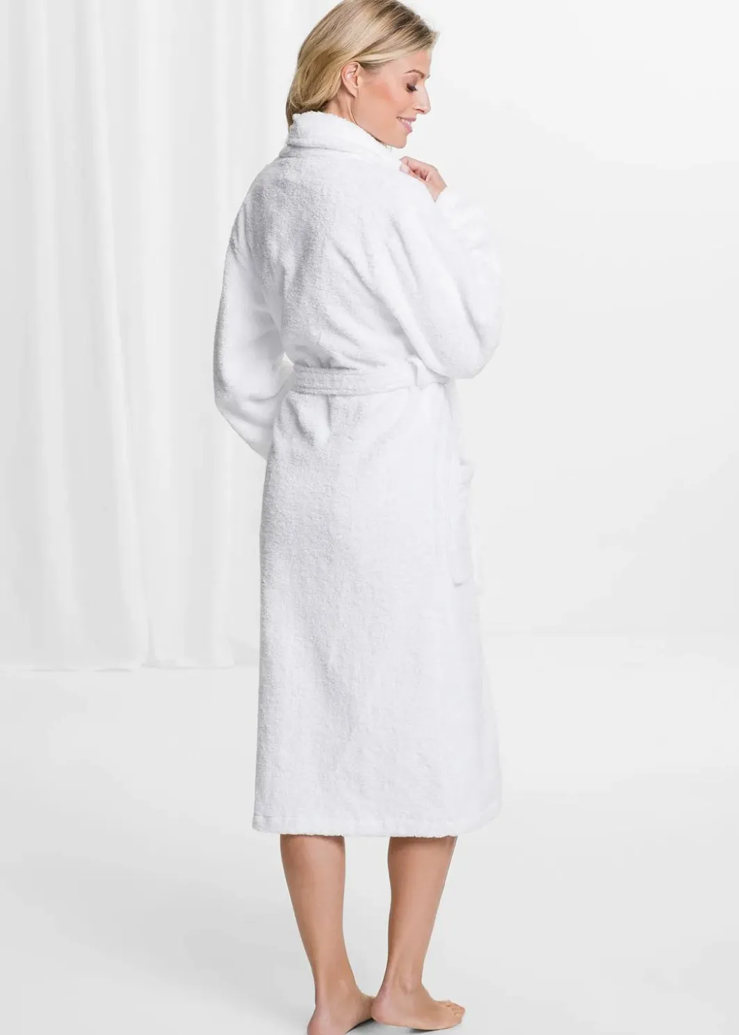 Damen bonprix Basics|Bademäntel|Frottee Bademantel