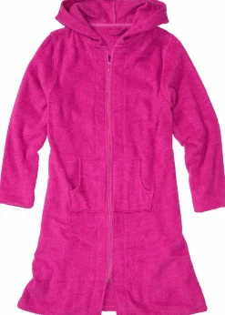Best Frottee Bademantel aus Bio-Baumwolle mit Reißverschluss Damen Nachhaltigere Materialien|Bademäntel