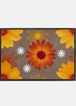 Outlet Fußmatte mit Blumenmotiv Fußmatten|Fußmatten