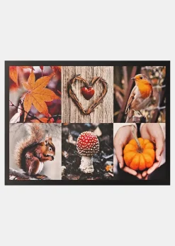 bonprix Fußmatten|Fußmatten|Fußmatte mit herbstlichen Motiven