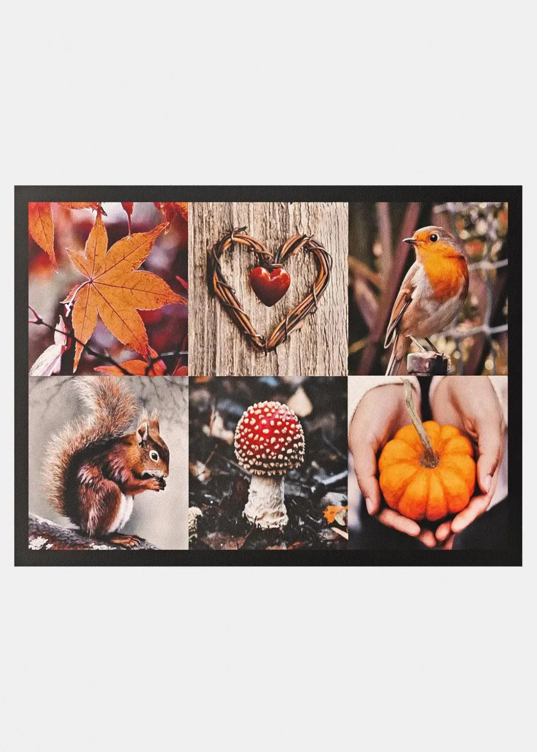 bonprix Fußmatten|Fußmatten|Fußmatte mit herbstlichen Motiven