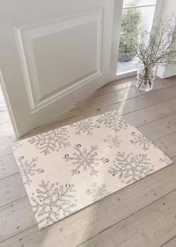 Hot Fußmatte mit Schneeflocken- Design Fußmatten|Fußmatten