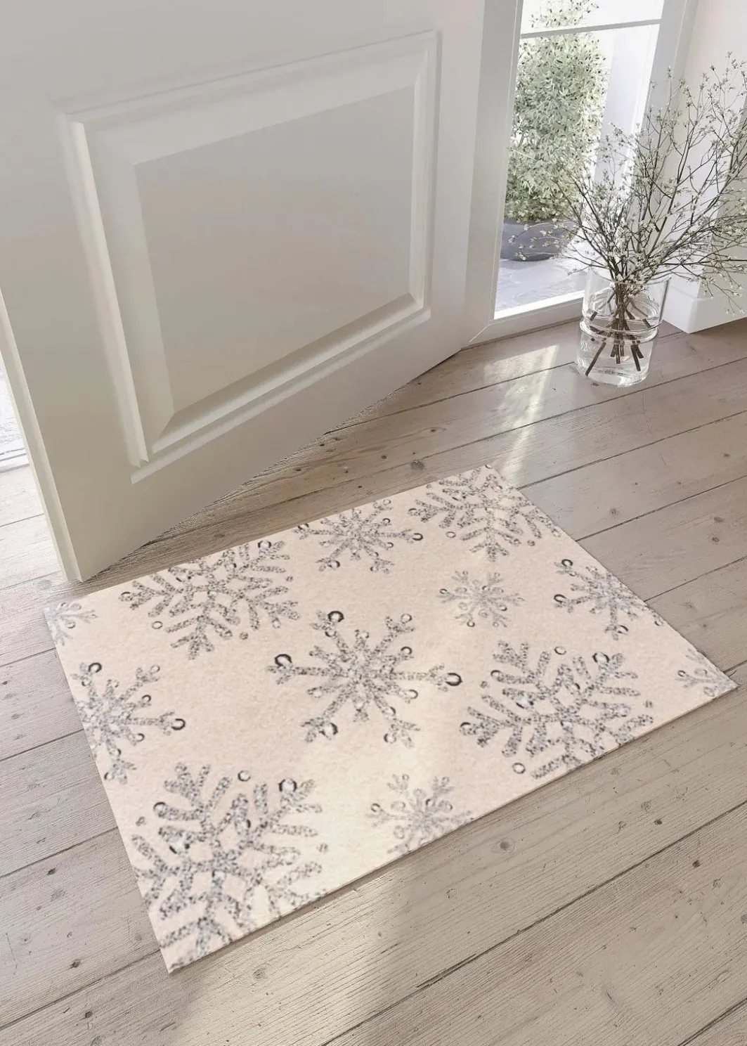 Hot Fußmatte mit Schneeflocken- Design Fußmatten|Fußmatten