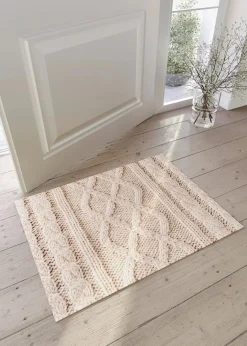 Outlet Fußmatte mit Strick- Design Fußmatten|Fußmatten