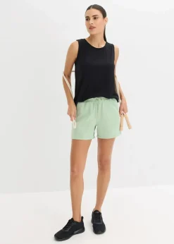 Damen bonprix Nachhaltigere Materialien|Hosen|Funktions- Sportshorts, schnelltrocknend