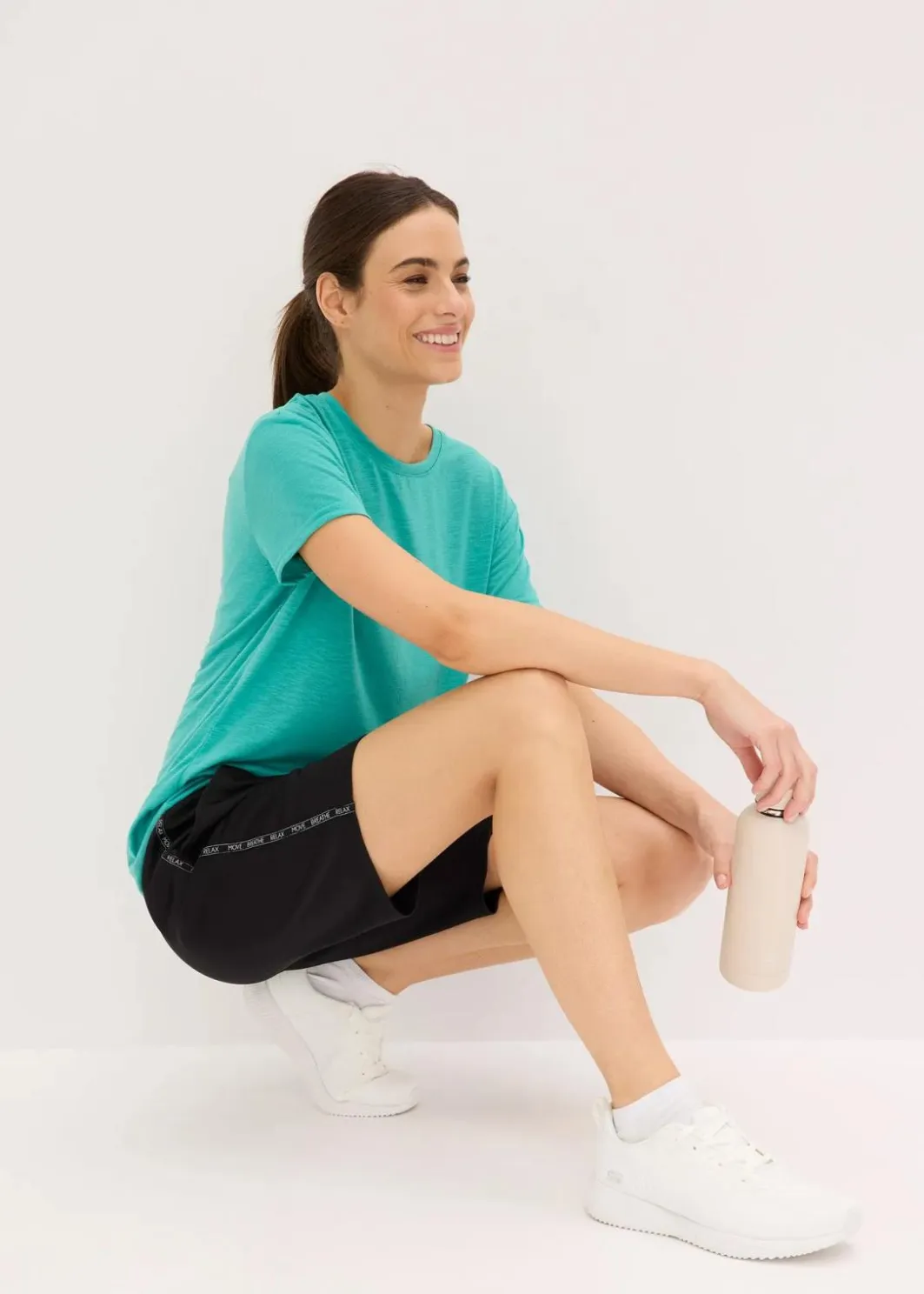 Damen bonprix Bekleidung·Outdoorbekleidung|Bekleidung·Sweat|Funktions- Sportshorts, schnelltrocknend