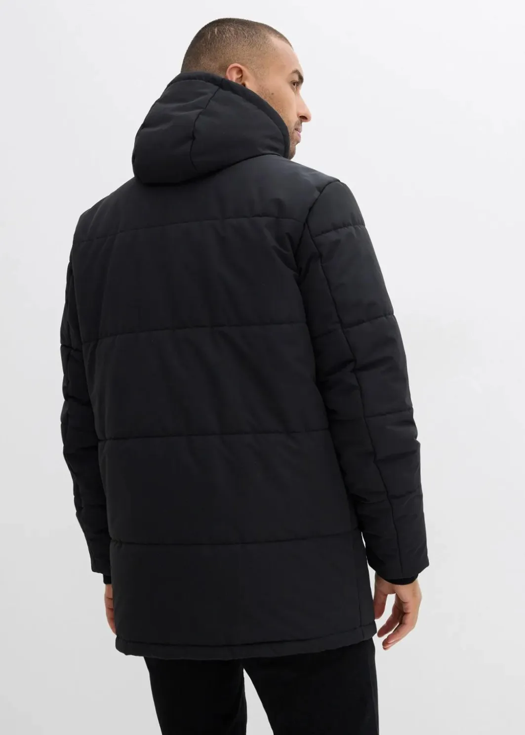 Funktions-Stepp-Parka mit praktischen Taschen, wasserabweisend Herren Große Größen|Jacken & Mäntel