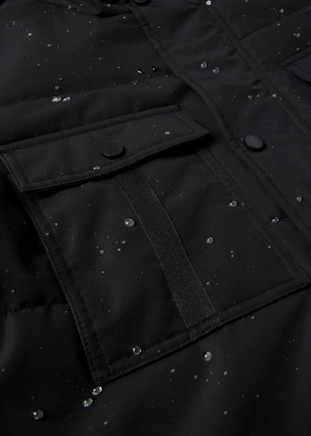 Funktions-Stepp-Parka mit praktischen Taschen, wasserabweisend Herren Große Größen|Jacken & Mäntel