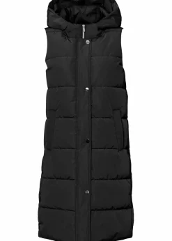 Damen bonprix Jacken & Mäntel|Nachhaltigere Materialien|Funktions-Steppweste mit Kapuze