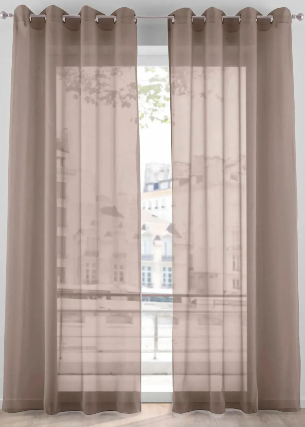 bonprix Gardinen|Gardine aus leichtem Voile (1er Pack)