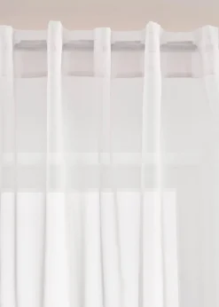 Online Gardine aus leichtem Voile mit verdeckten Schlaufen (1er Pack) Gardinen