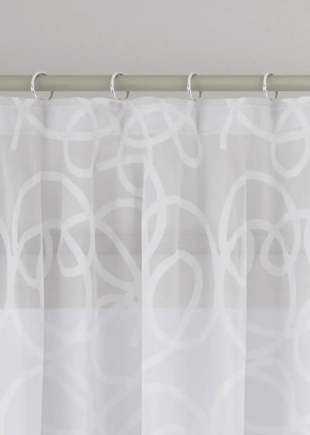 New Gardine mit Druck mit recyceltem Polyester (1er Pack) Gardinen