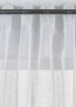 Sale Gardine mit feinem Glanz Druck (1er Pack) Gardinen
