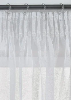 Sale Gardine mit feinem Glanz Druck (1er Pack) Gardinen