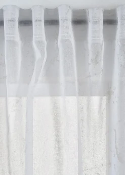 Sale Gardine mit feinem Glanz Druck (1er Pack) Gardinen