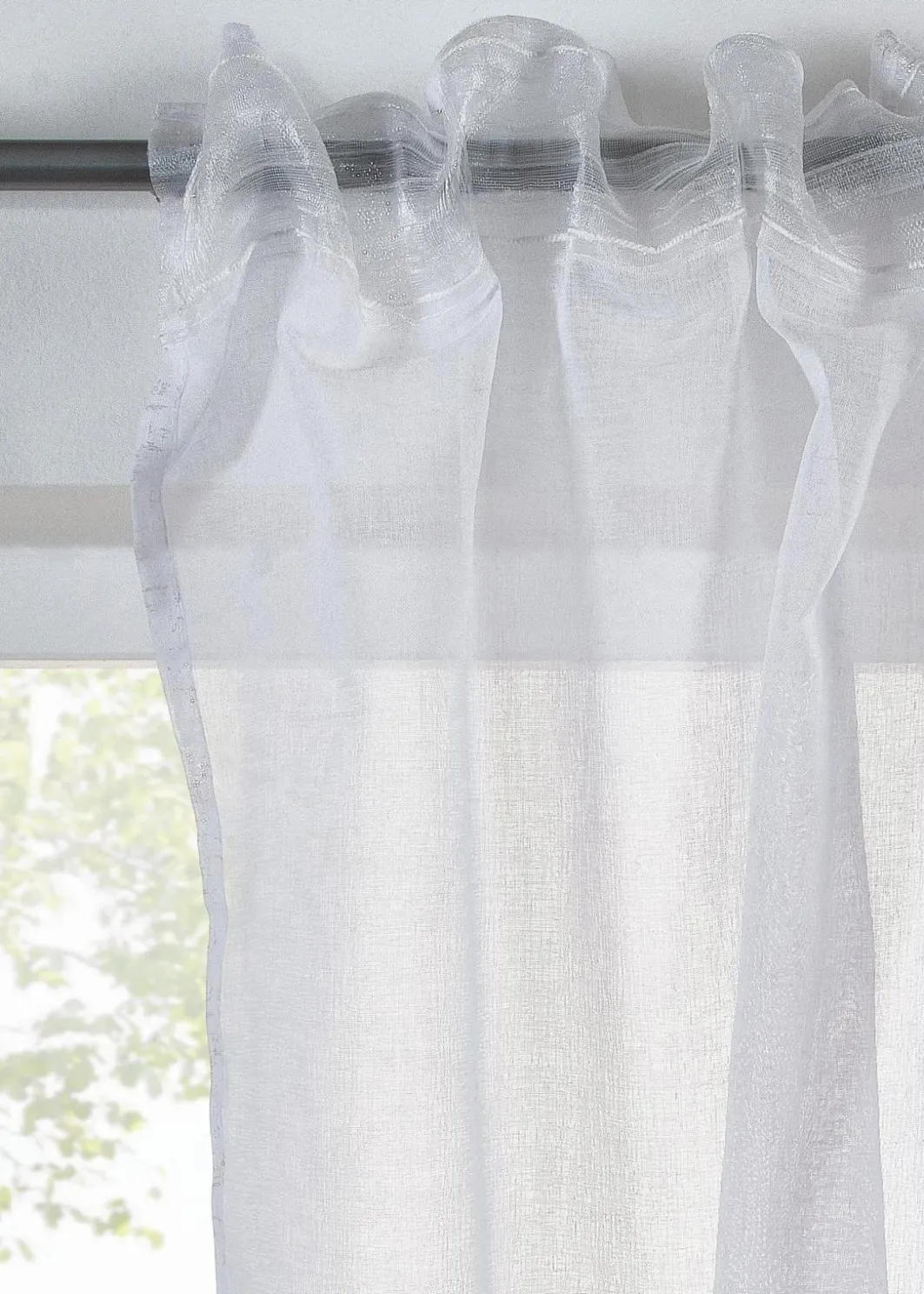 New Gardine mit Glanz Effekt (1er Pack) Gardinen