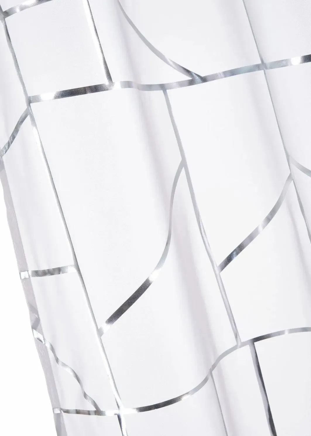 Gardine mit Glanzdruck (2er Pack) Gardinen